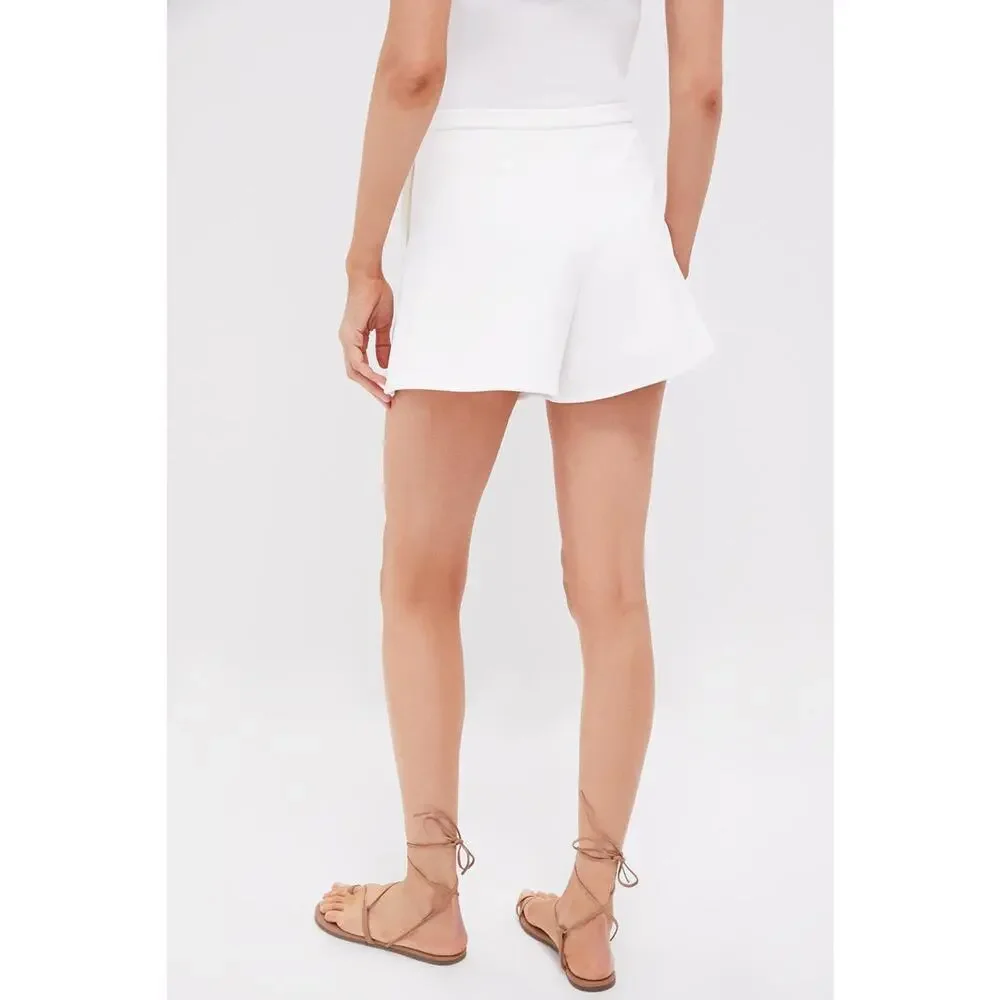 HYACINTH HOUSE White Hallie Shorts Size M NWT Retail $98 Tuckernuck